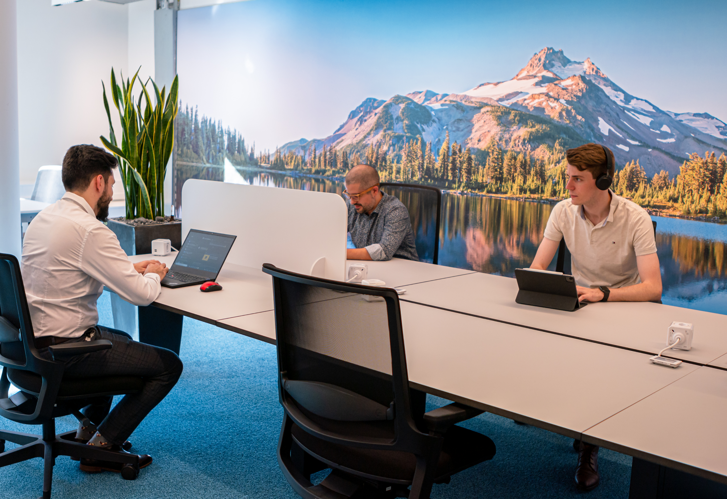 One of our teams brainstorming One of our teams brainstorming